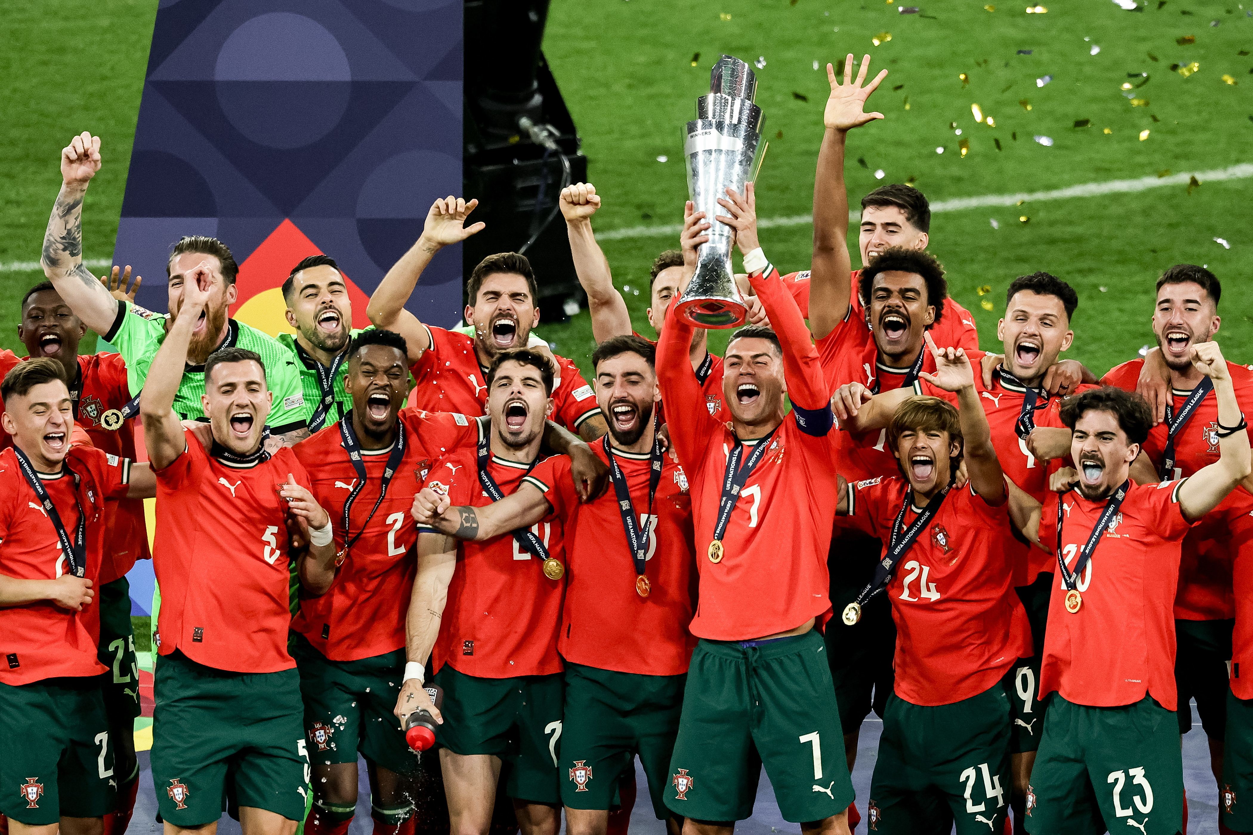 瑞典备战欧洲国家联赛对阵葡萄牙队的比赛