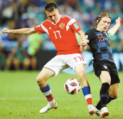 俄罗斯队斗志昂扬，冲击胜利目标